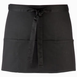 Premier Ladies/Womens Colours 3 Pocket Apron / Workwear - One Size, Black