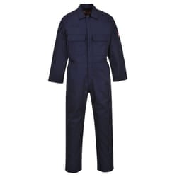 Portwest Mens Bizweld Flame Retardant Coverall / Workwear - XL x Regular, Navy