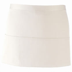 Premier Ladies/Womens Colours 3 Pocket Apron / Workwear - One Size, White