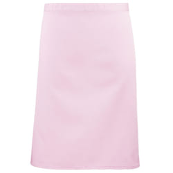 Premier Ladies/Womens Mid-Length Apron - One Size, Pink