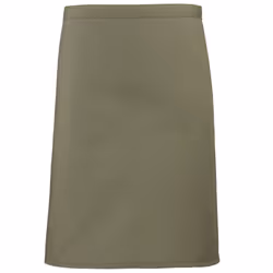 Premier Ladies/Womens Mid-Length Apron - One Size, Olive