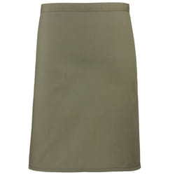 Premier Ladies/Womens Mid-Length Apron - One Size, Olive