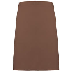 Premier Ladies/Womens Mid-Length Apron - One Size, Mocha