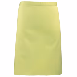 Premier Ladies/Womens Mid-Length Apron - One Size, Lime
