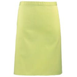 Premier Ladies/Womens Mid-Length Apron - One Size, Lime