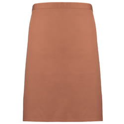 Premier Ladies/Womens Mid-Length Apron - One Size, Chestnut