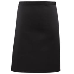 Premier Ladies/Womens Mid-Length Apron - One Size, Black