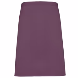 Premier Ladies/Womens Mid-Length Apron - One Size, Aubergine