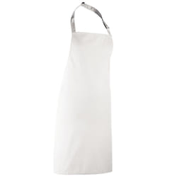 Premier Colours Bib Apron / Workwear - One Size, White
