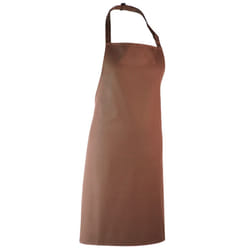Premier Colours Bib Apron / Workwear - One Size, Mocha