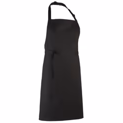 Premier Colours Bib Apron / Workwear - One Size, Black