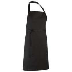 Premier Colours Bib Apron / Workwear - One Size, Black