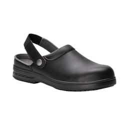 Portwest Unisex Steelite Safety Clog (FW82) / Workwear - 11, Black