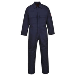 Portwest Mens Bizweld Flame Retardant Coverall / Workwear - 3XL x Regular, Navy