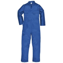 Portwest Mens Euro Work Polycotton Coverall (S999) / Workwear - L x Regular, Royal