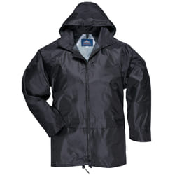 Portwest Mens Classic Rain Jacket (S440) - M, Black