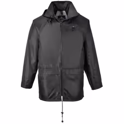 Portwest Mens Classic Rain Jacket (S440) - M, Black