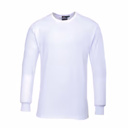 Portwest Mens Thermal Underwear Long Sleeved T-Shirt (B123) - XL, White