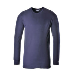 Portwest Mens Thermal Underwear Long Sleeved T-Shirt (B123) - M, Navy