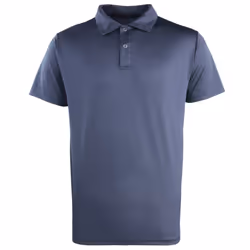 Premier Unisex Coolchecker Studded Plain Polo Shirt - XS, Navy