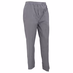 Premier Unisex Pull-on Chefs Trousers / Catering Workwear - XS, Black/White Check