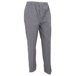 Premier Unisex Pull-on Chefs Trousers / Catering Workwear - XS, Black/White Check