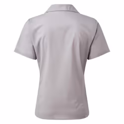 Premier Short Sleeve Poplin Blouse / Plain Work Shirt - 22, Silver