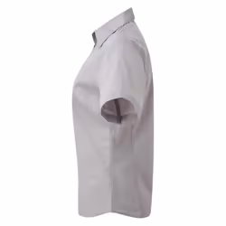 Premier Short Sleeve Poplin Blouse / Plain Work Shirt - 22, Silver
