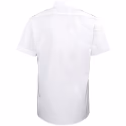 Premier Mens Short Sleeve Pilot Plain Work Shirt - 15, White