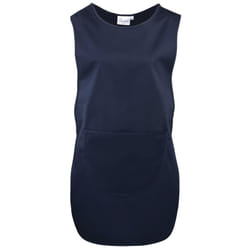 Premier Ladies/Womens Long Length Pocket Tabard / Workwear - XL, Navy