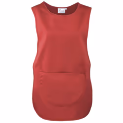 Premier Ladies/Womens Pocket Tabard / Workwear - L, Red