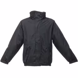 Regatta Mens Dover Waterproof Windproof Jacket - XL, Black/Ash