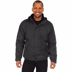 Regatta Mens Dover Waterproof Windproof Jacket - XL, Black/Ash