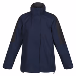 Regatta Womens/Ladies Defender III 3-In-1 Jacket  (Waterproof & Windproof) - 10, Navy/Black