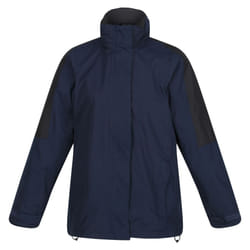 Regatta Womens/Ladies Defender III 3-In-1 Jacket  (Waterproof & Windproof) - 10, Navy/Black