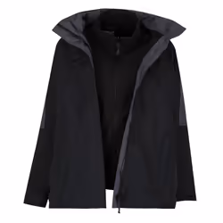 Regatta Womens/Ladies Defender III 3-In-1 Jacket  (Waterproof & Windproof) - 10, Black/Seal Grey