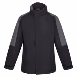 Regatta Mens Defender III 3-In-1 Jacket (Waterproof & Windproof) - XL, Black/Seal Grey