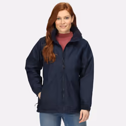 Regatta Womens/Ladies Waterproof Windproof Jacket (Fleece Lined) - 12, Navy