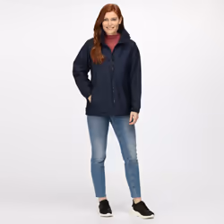 Regatta Womens/Ladies Waterproof Windproof Jacket (Fleece Lined) - 12, Navy