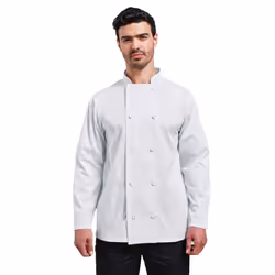 Premier Unisex Chefs Jacket - XS, White