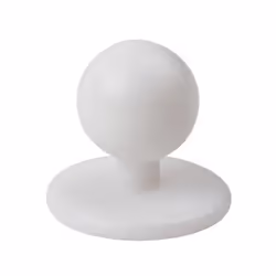 Premier Chefs Jacket Studs For PR651 & PR655 / Workwear (Pack Of 12) - One Size, White