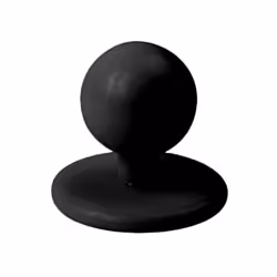 Premier Chefs Jacket Studs For PR651 & PR655 / Workwear (Pack Of 12) - One Size, Black