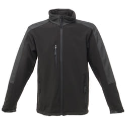 Regatta Mens Hydroforce 3-Layer Softshell Jacket (Wind Resistant, Water Repellent & Breathable) - M, Black/Black