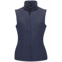 Regatta Womens/Ladies Flux Softshell Bodywarmer / Sleeveless Jacket (Water Repellent & Wind Resistant) - 10, Navy/Navy