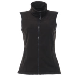 Regatta Womens/Ladies Haber II 250 Series Anti-pill Fleece Bodywarmer / Sleeveless Jacket - 10, Black