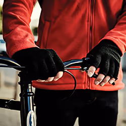 Regatta Unisex Fingerless Mitts / Gloves - One Size, Black