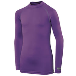 Rhino Childrens Boys Long Sleeve Thermal Underwear Base Layer Vest Top - SY-MY, Purple