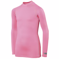 Rhino Childrens Boys Long Sleeve Thermal Underwear Base Layer Vest Top - 5-6, Pink