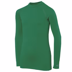 Rhino Childrens Boys Long Sleeve Thermal Underwear Base Layer Vest Top - SY-MY, Green