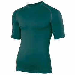 Rhino Mens Sports Base Layer Short Sleeve T-Shirt - XS, Bottle Green